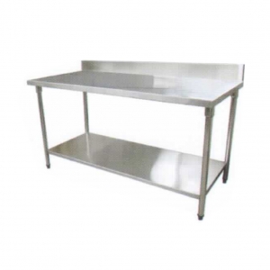 Bàn sơ chế có giá phẳng dưới